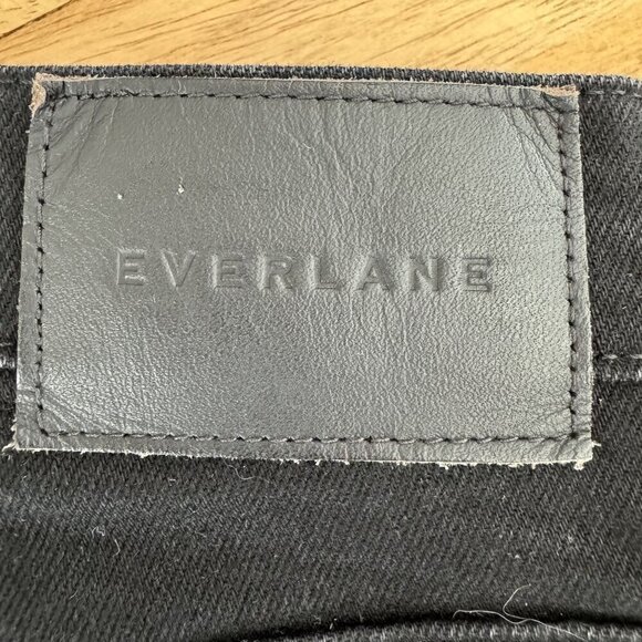 Everlane The Way High Jeans in Organic Cotton Coal Wash Size 29 Long - Picture 6 of 9